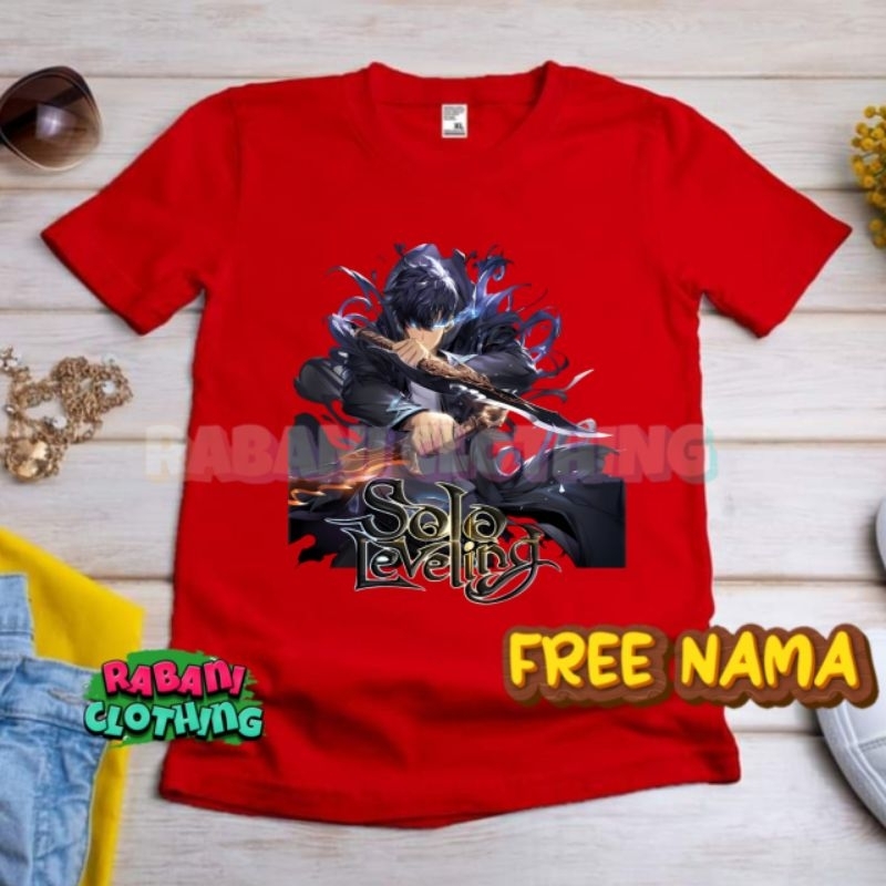 kaos anak solo leveling