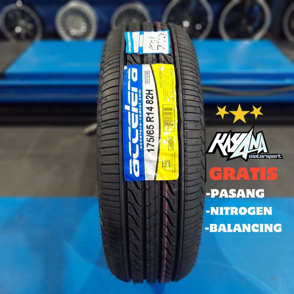 Ban Mobil 175/65 R14 ACCELERA ECO PLUSH 175 65 Ring 14 Tubles