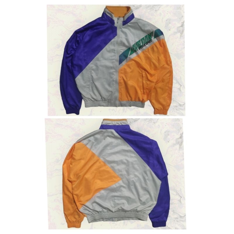 Vintage Windbreaker Colorblock Mizuno