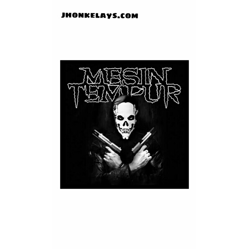 

sticker band mesin tempur uk besar dan bahan anti air kualitas oke