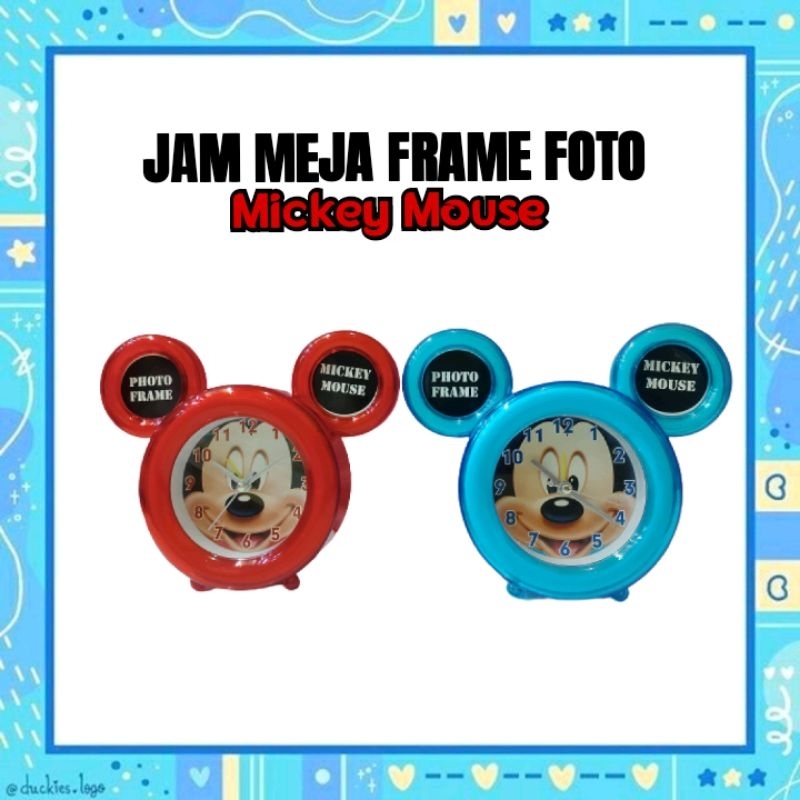 Sahabat Shopping - Jam Beker Mickey Mouse | Jam Hias Meja Mickey Mouse | Jam Hias Mickey Mouse