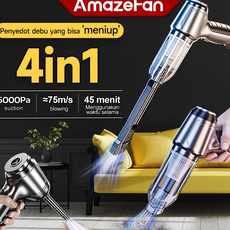 Ae AmazeFan 4in1 vacum cleaner portable mobil kasur penyedot debu kasur uv anti tungau folding bed p