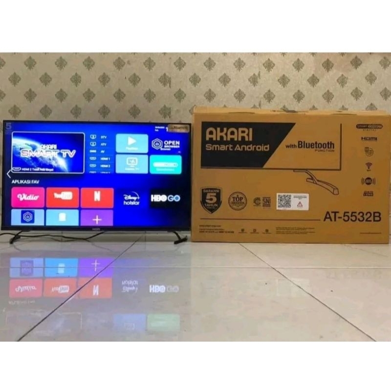 TV led smart android Akari 32inc AT 5532B