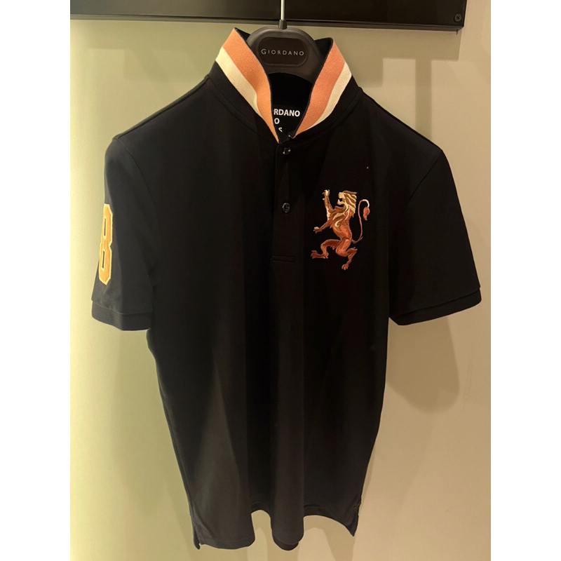 Kaos Polo Shirt Giordano Polo Mens 3D Lion Original