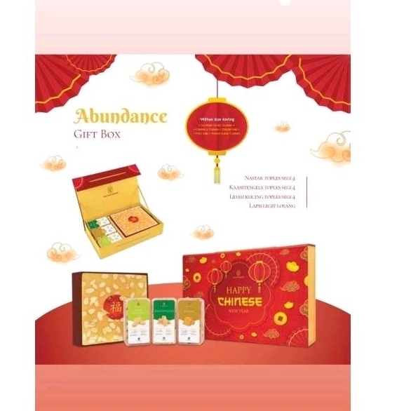 Holland Bakery - Abundance Gift Box Hampers Chineese New Year / Imlek