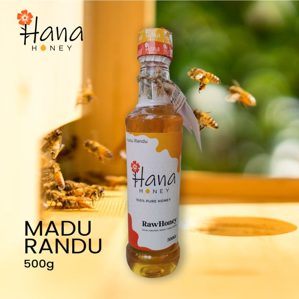 

Madu Mentah 500g Raw Honey Hana Honey Madu Randu Madu Murni Madu Kesehatan