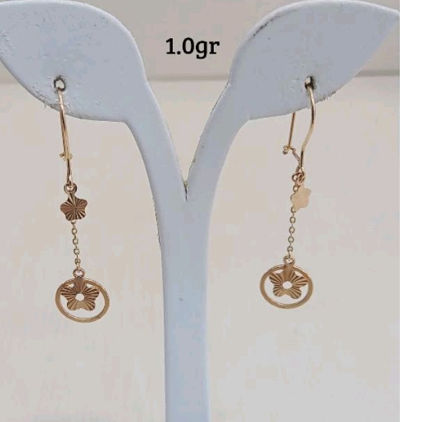 anting emas tua panjang bintang