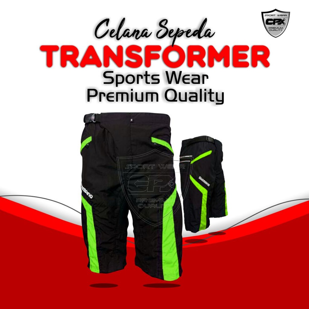 Celana Sepeda Pendek Pria Padding Busa Olahraga Gowes MTB Downhill