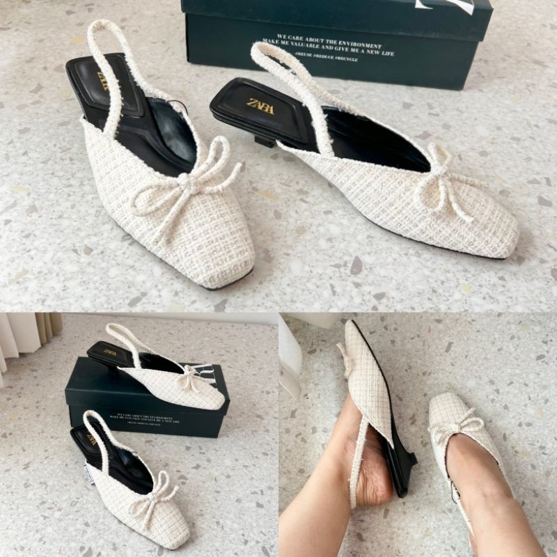 Zara Heels 3cm Selop S10143