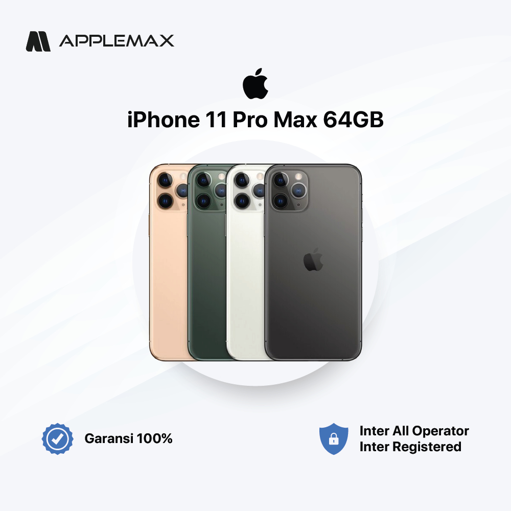 iPhone 11 Pro Max 64GB Fullset Mulus Original - Bisa Cicilan Mahasiswa