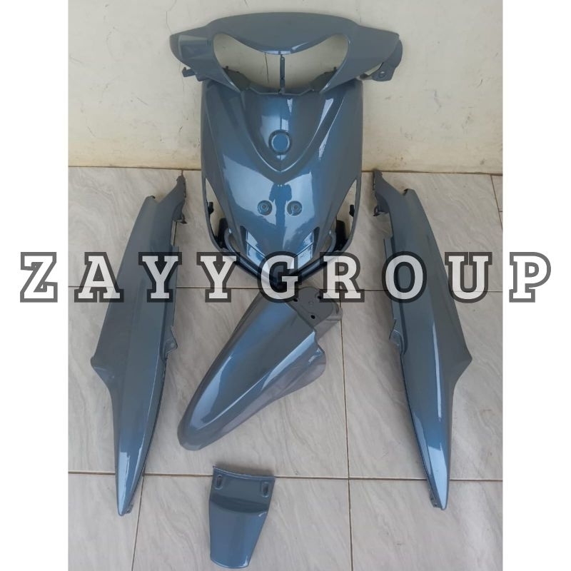 Cover Body Halus Motor Yamaha Mio New Smile Warna Nardo Tahun 2010