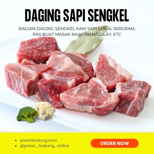 

Daging sapi sengkel Frozen FOOD 500gr