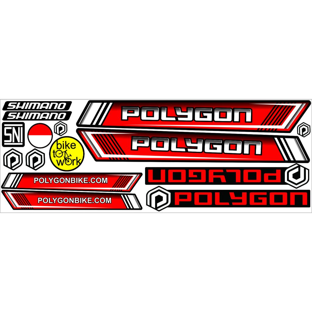Striping unersal setiker sepedah variasi / stiker bmx sepeda stiker motif simple variasi sepeda univ