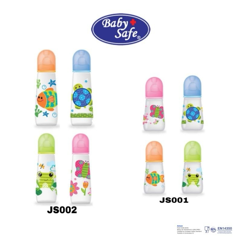 Botol Susu BABY SAFE 125ml - Botol Susu Baby Safe 250ml - Botol Susu Baby Safe JS001 JS002 Botol Sus