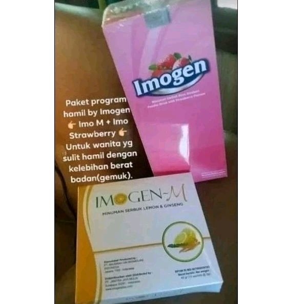PROGRAM HAMIL IMOGEN M+IMOGEN STRAWBERRY isi (5 saset M dan 10 saset strawberry)