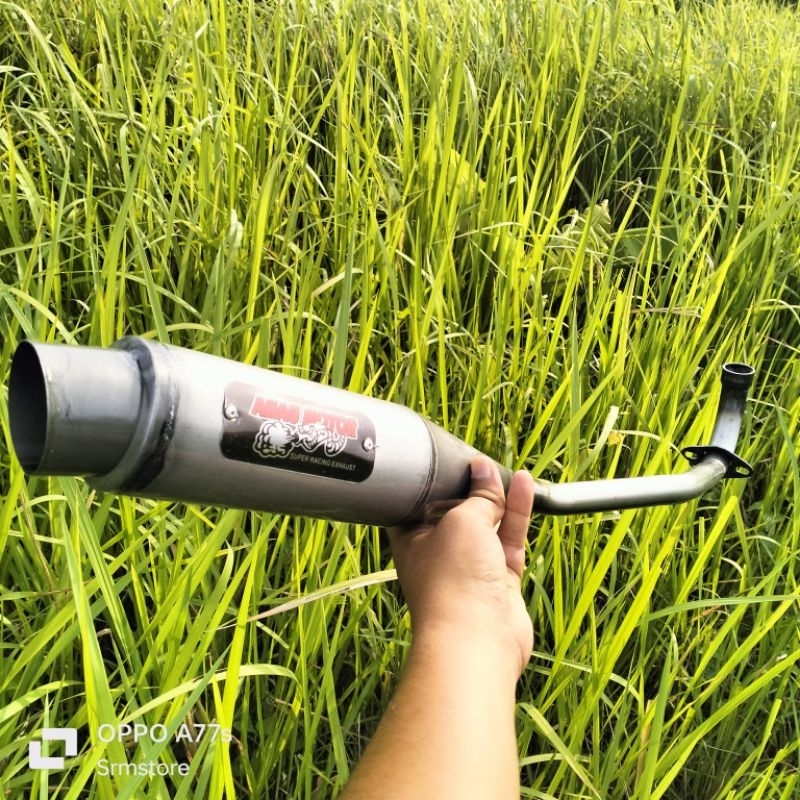 Knalpot racing ahau pernis Supra x125 Karisma Revo absolute Revo fit Revo 110 blade