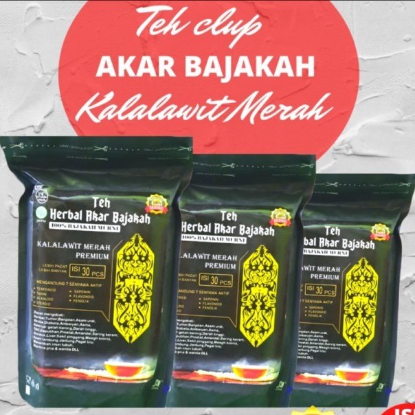 

PAKET 3 Teh Akar Kayu Bajakah Merah Asli Kalimantan Kalalawit Premium Isi 30 Celup