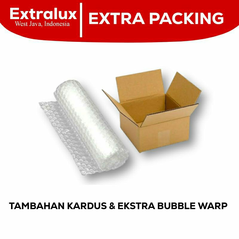 

TAMBAHAN KARDUS & EKSTRA BUBBLE WARP