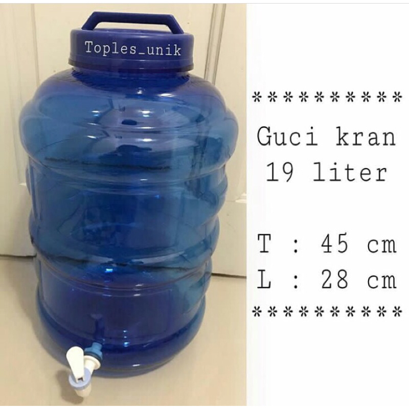Guci 19 liter kran | Guci air | Guci air minum | Galon air | TEBAL