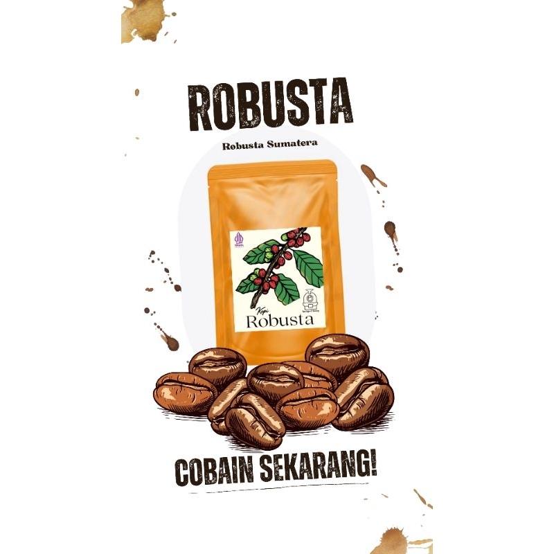 

Kopi Robusta Sumatera premium 1kg