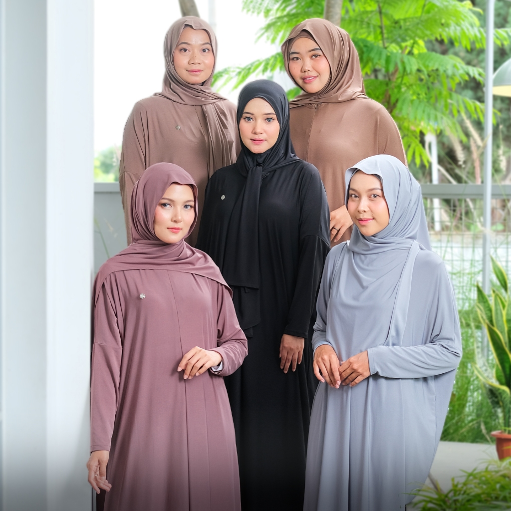 RnW | Neeya Abaya Dress - Gamis Abaya Syari Busui Friendly-6