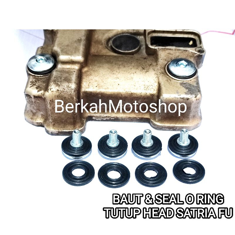 BAUT TUTUP HEAD SATRIA FU SEAL O KARET HEAD SATRIA FU BAUT COP COVER HEAD KARET SEAL O TUTUP HEAD GS