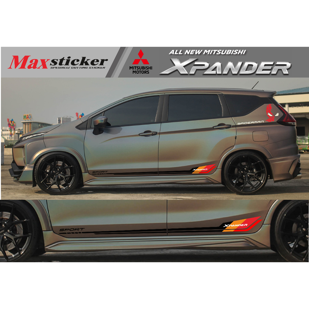 Sticker mobil XPANDER UTIMATE NEW striping body samping MOBIL xpander