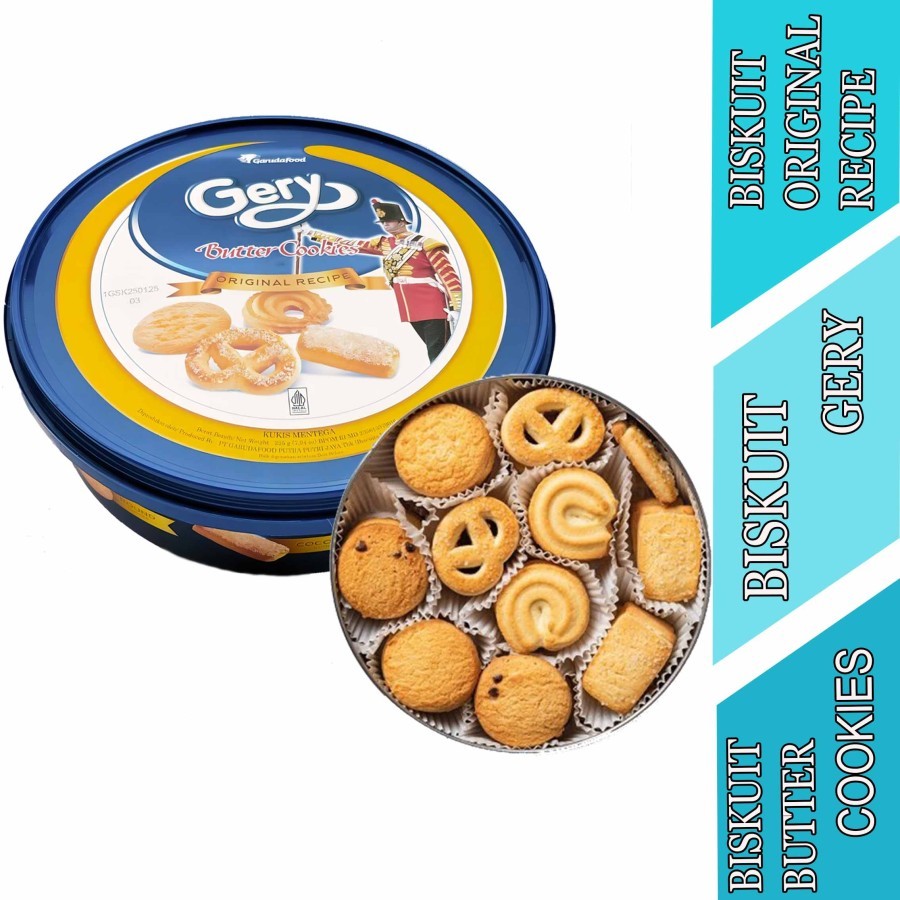 

Biskuit Kukis Mentega - Gerry Hollanda - Cookies Butter - 255gr