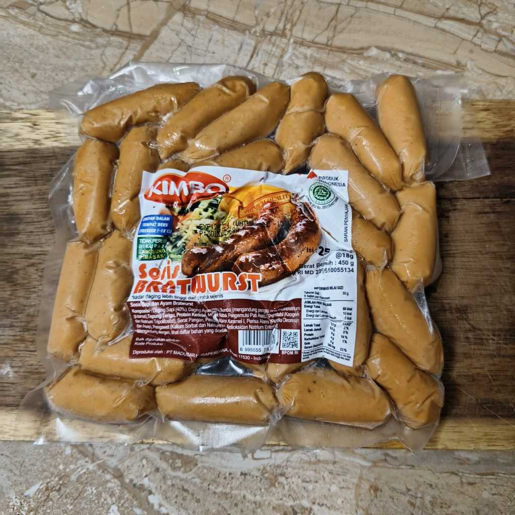 

Sosis Sapi Bratwurst Kimbo