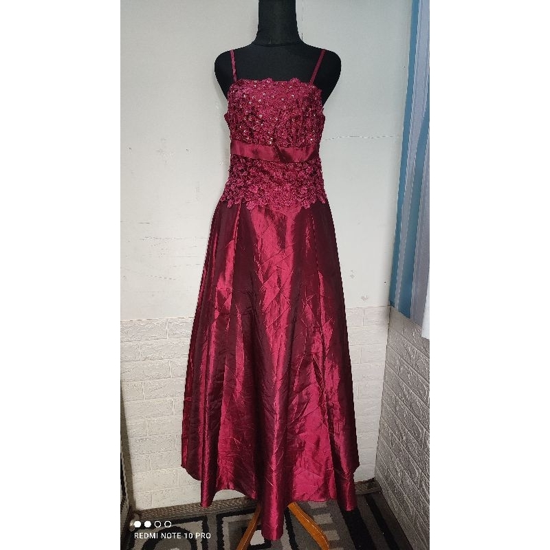 Gaun Pesta Cantik Long Dress Party Prom Variasi Sequin
