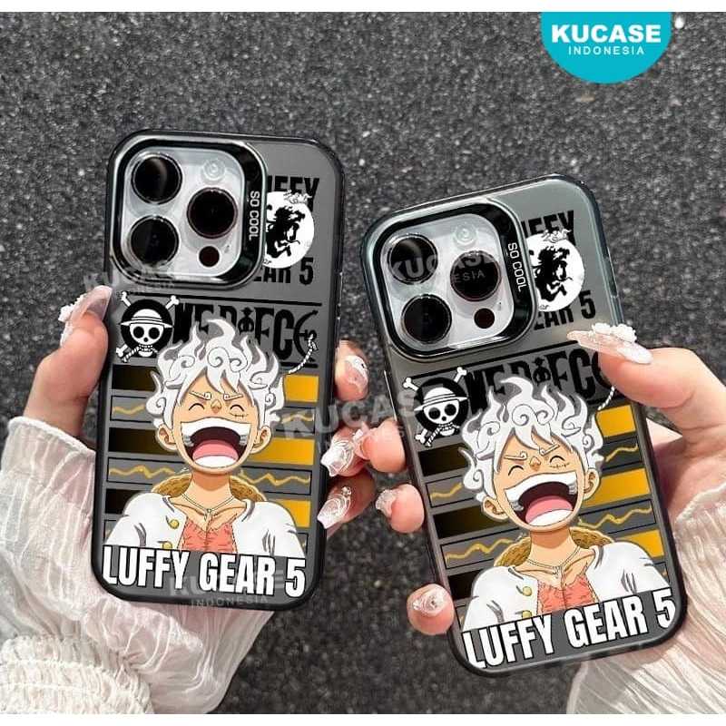 Case HYBRID IMD Color Plate Hologram Case The North Face / Softcase One Piece Luffy Gear 5 for Realm