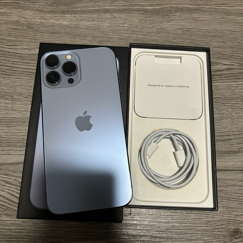 iPhone 13 Pro Max 128gb sierra blue fullset original bayar pajak