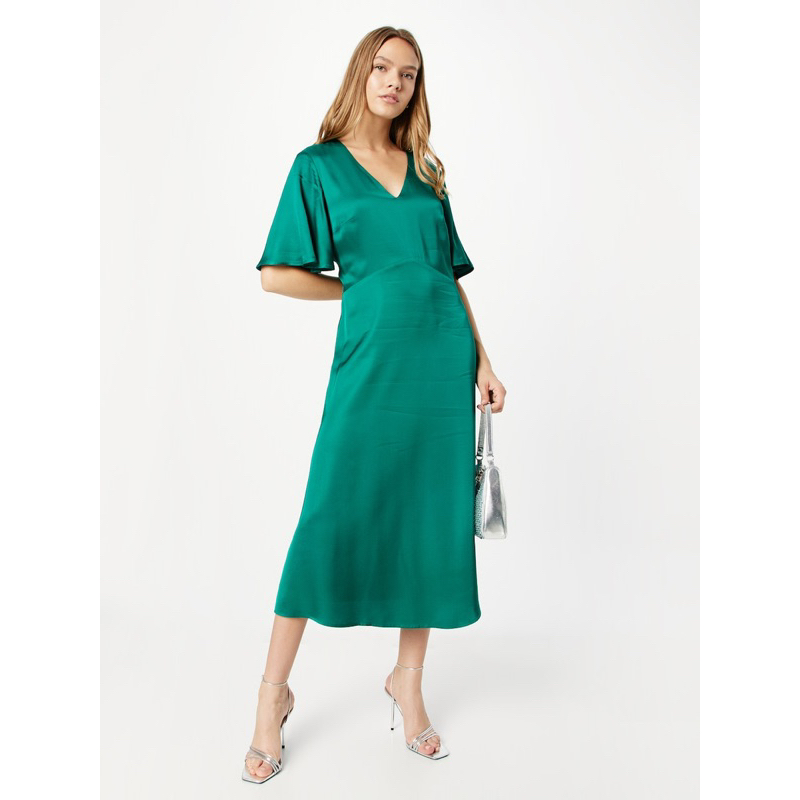 FLOWY RUSTIC GREEN DRESS ORIGINAL BRAND ZARA