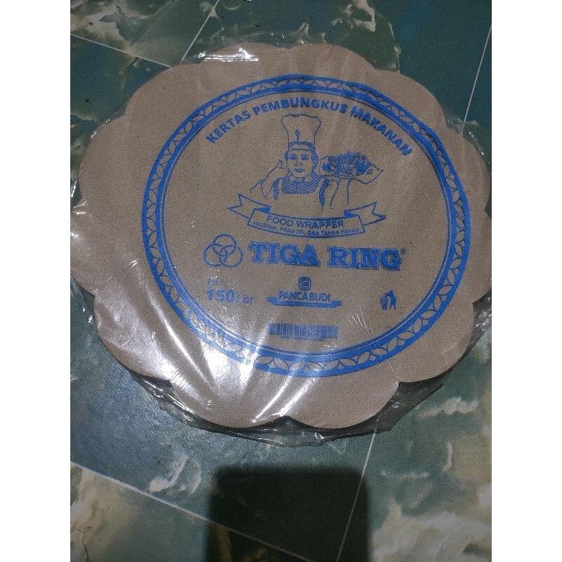 

Kertas Nasi Bunga Tiga Ring isi 150 lembar
