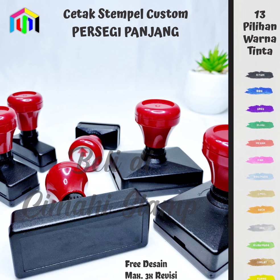 

KODE A6Q3 Cetak Custom Stempel Flash PERSEGI PANJANG Stempel Otomatis Cap Otomatis Custom