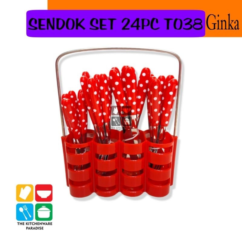 SENDOK SET 24PCS GINKA T038