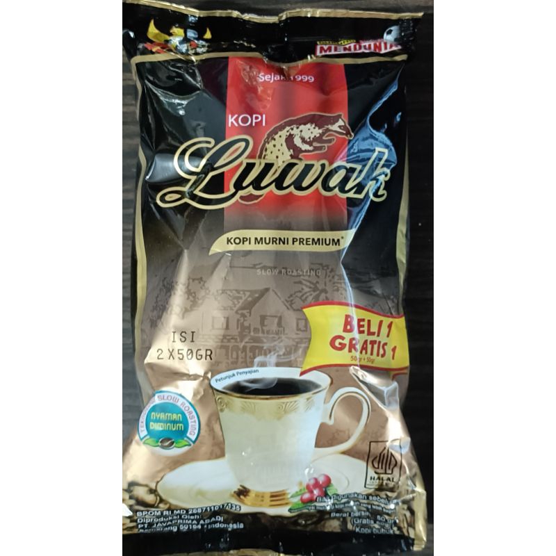 

Kopi Luwak Murni Premium 50G Beli 1 Gratis 1