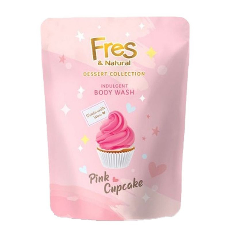Sabun Mandi Cair Fres Pink Cupcake 400ml
