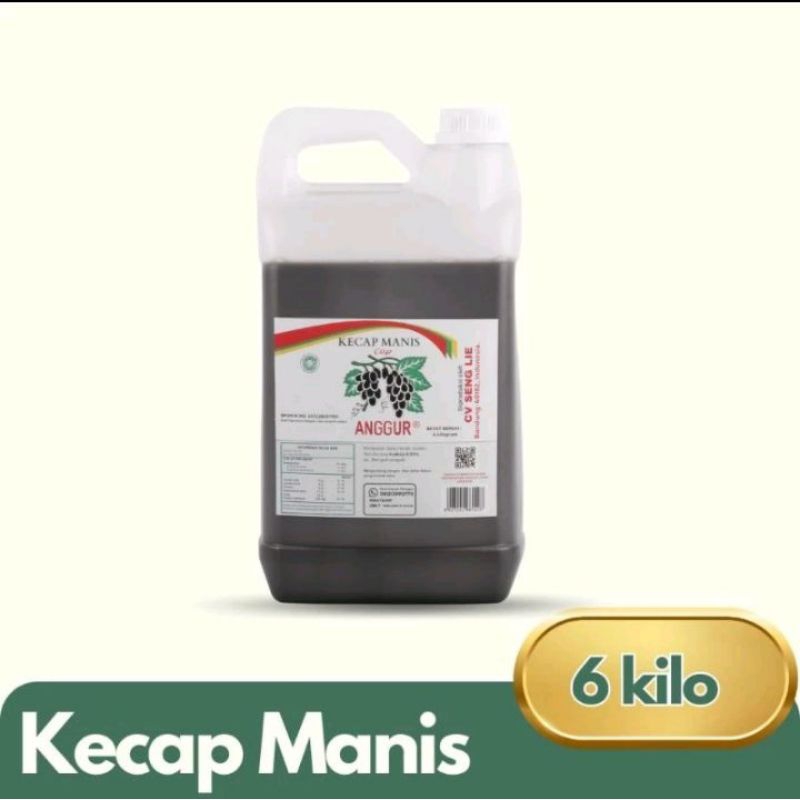 

kecap manis cap anggur 6 kg