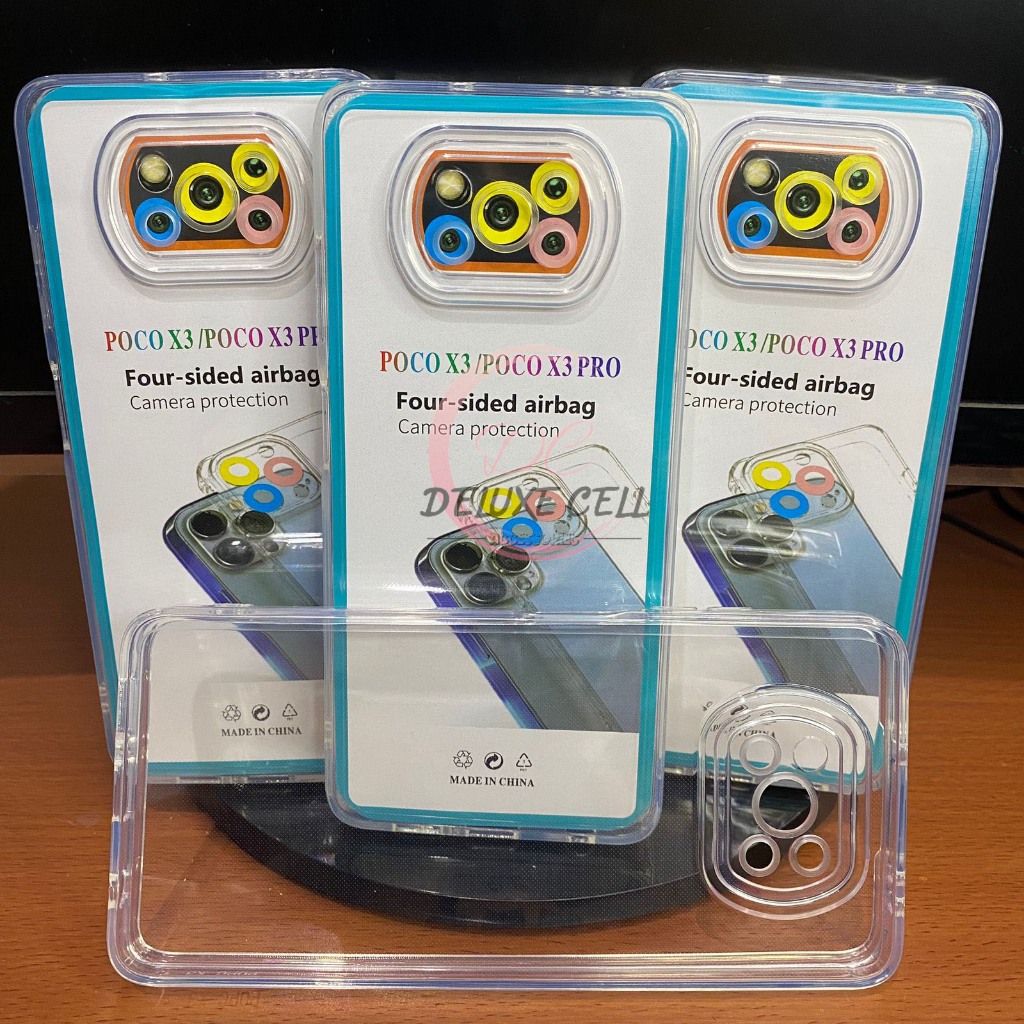 CASE CLEAR POCO X3 POCO X3 NFC POCO X3 PRO CASE BENING ORIGINAL AIRBAG CASE ORIGINAL SOFTCASE GOOD Q