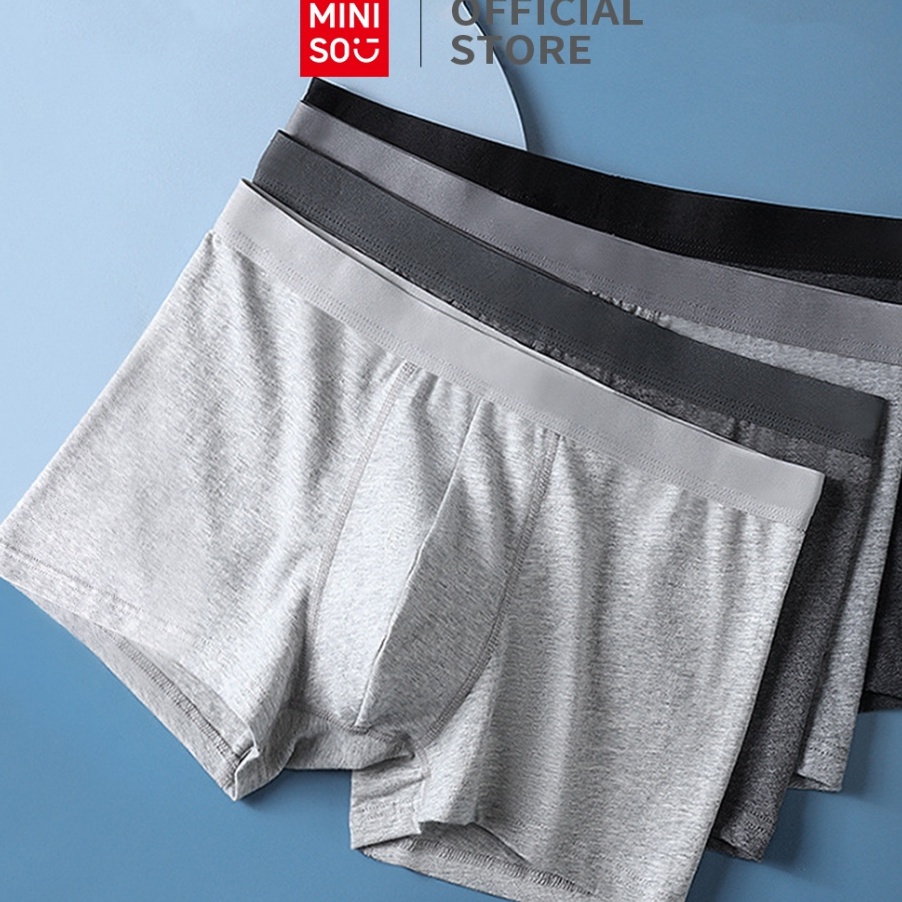 Termurah MINISO Celana Dalam Boxer Pria ISI 3 PCS Underwear Buah Pakaian Dalam Pria Mens Boxers Seri