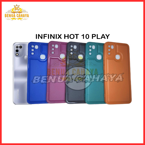 SOFTCASE INFINIX HOT 10 PLAY / HOT 10 / HOT 10S CASE LEATHER PRO SOFTCASE NEW -- BENUACAHAYA