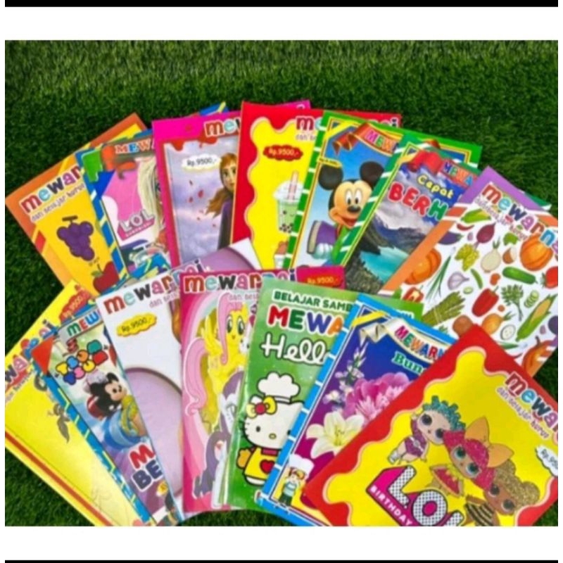 

Buku mewarnai anak 1 pcs