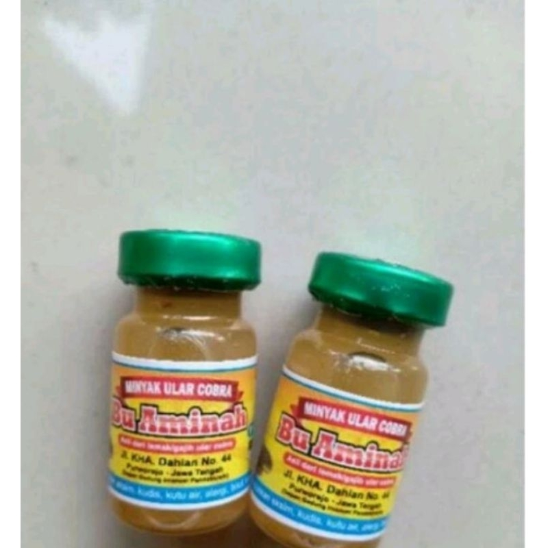 minyak ular kobra ali bu aminah 8ml..