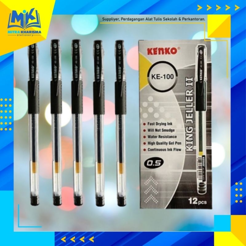 

Pulpen Gel / Bolpoint King Jeller II 0,5 mm Original