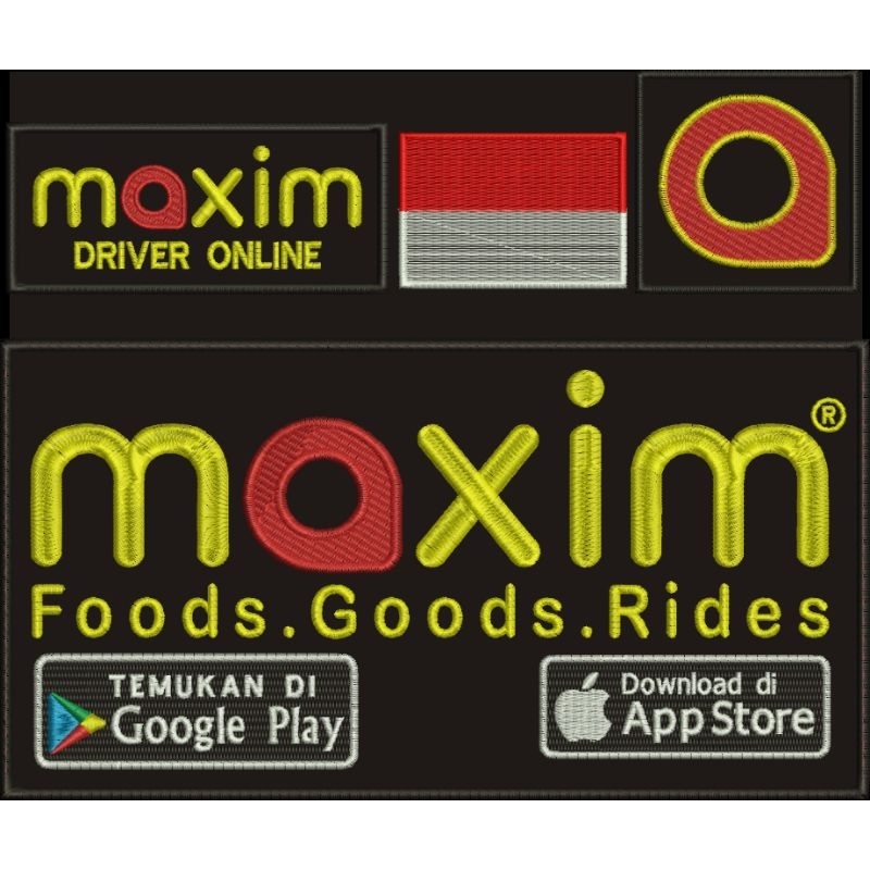 Emblem/patch Maxim bordir