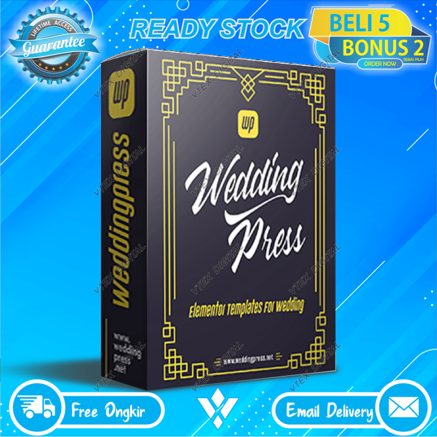 [97] Tema WEDDING WordPress - Landing Page Undangan Pernikahan