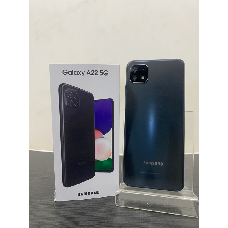 SAMSUNG GALAXY A22 5G 6/128 FULLSET SECOND GARANSI SEIN