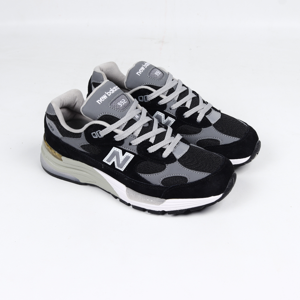 FS NB 992 - Sepatu New Balance 992 Black Grey BNIB