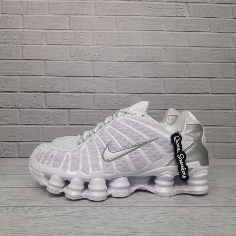 Sepatu Nike Shox TL "White Metallic Silver"